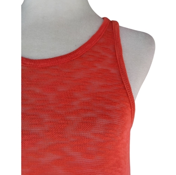 Steve Madden Jack Orange Lightweight Open Knit Tank Size XS - Picture 3 of 8